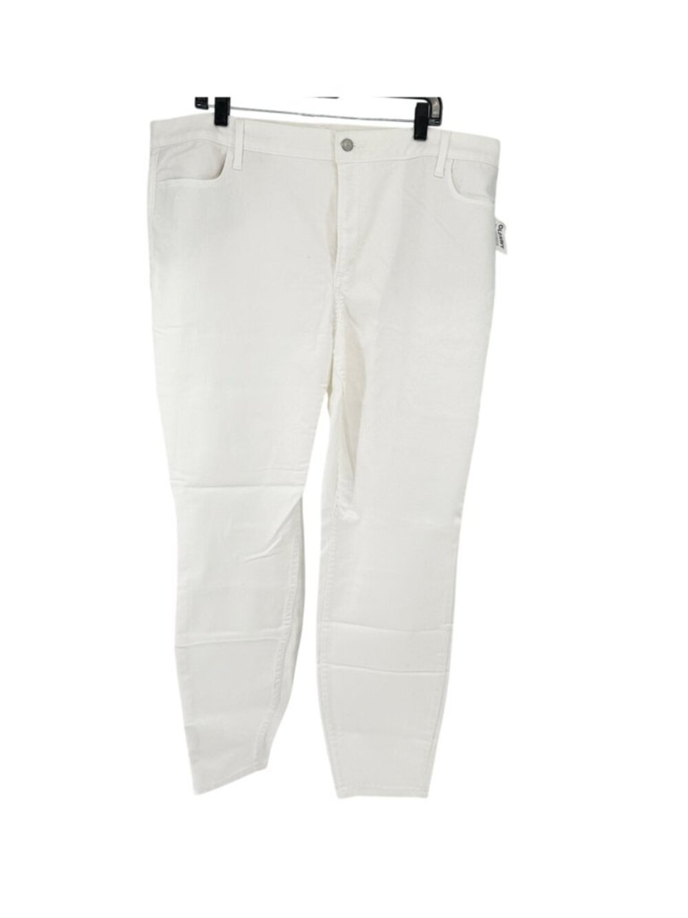 Old Navy WOW Super Skinny Denim Pants Womens 22 White High-Rise Stretchy NWT